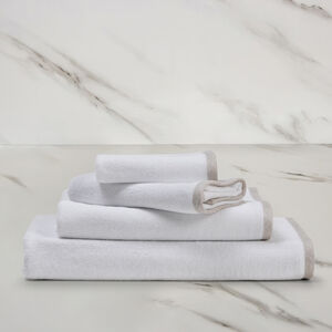 slide 1 Light Terry and Linen Crepe Hand Towel