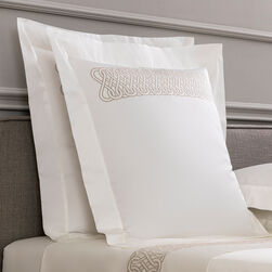 Auspicious Embroidered Euro Sham