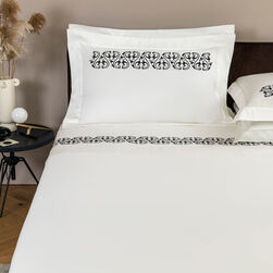 Ornate Medallion Embroidered Sheet Set