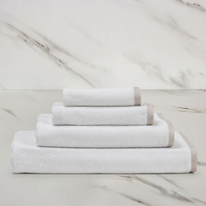 slide 2 Light Terry and Linen Crepe Hand Towel