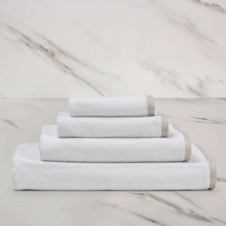 slide 2 Light Terry and Linen Crepe Hand Towel