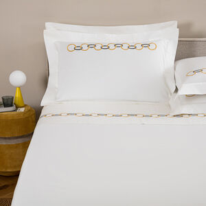 slide 2 Links Embroidered Sheet Set