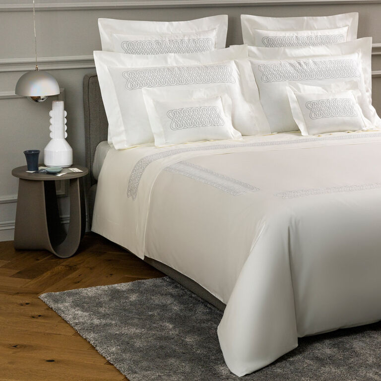 slide 4 Auspicious Embroidered Duvet Cover Set