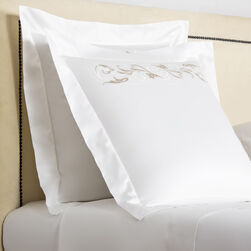 Tracery Embroidered Euro Sham