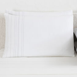 Graphite Pinstripe Sham