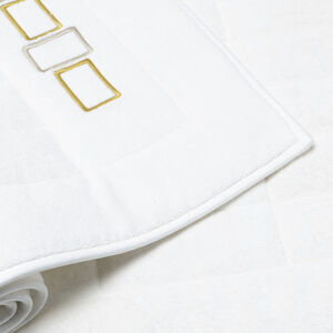 Bold Bicolor Embroidery Bath Mat slide 3 Bold Bicolor Embroidery Bath Mat