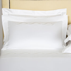 slide 1 Luminescent Pearls Embroidered Sham