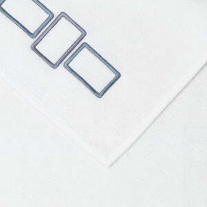 Bold Bicolor Embroidery Bath Sheet slide 5 Bold Bicolor Embroidery Bath Sheet