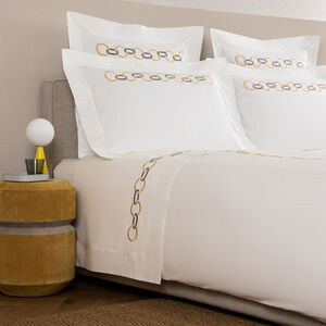 slide 2 Links Embroidered Duvet Cover