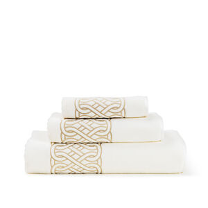 slide 2 Auspicious Embroidered Bath Sheet