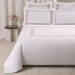Sateen Breeze Border Duvet Cover