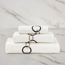 Links Embroidered Hand Towel