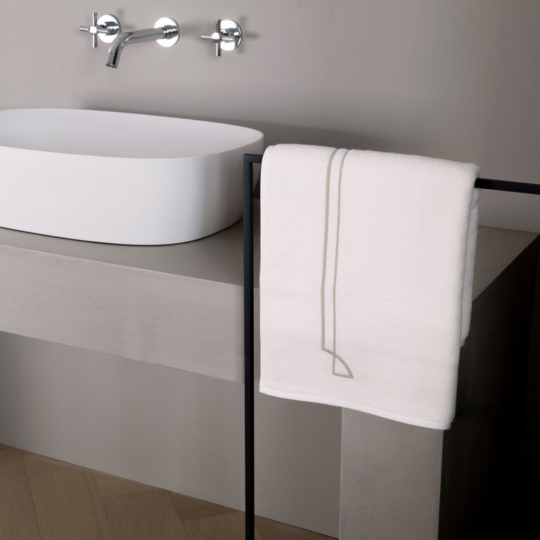 slide 1 Layering Embroidery Bath Towel