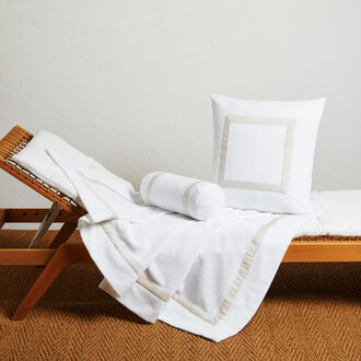 Light Terry and Linen Crepe Pool Towel