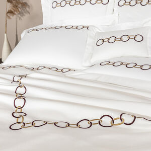 slide 4 Links Embroidered Boudoir Sham