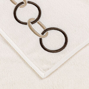 slide 3 Links Embroidered Bath Towel