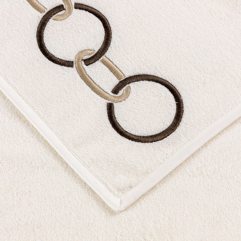 slide 3 Links Embroidered Bath Towel