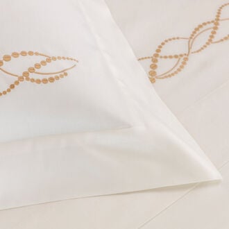 Pearls Embroidered Duvet Cover