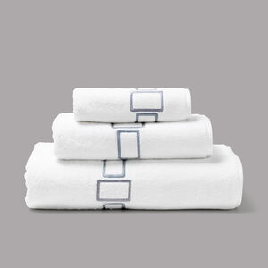 Bold Bicolor Embroidery Bath Sheet slide 4 Bold Bicolor Embroidery Bath Sheet