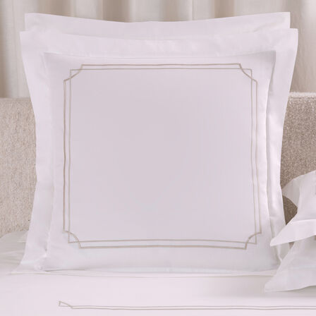 Layering Embroidery Euro Sham