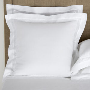 slide 1 Purity Doppio Ajour Linen Euro Sham