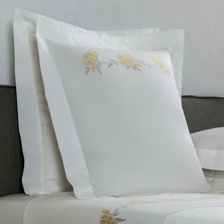 slide 2 Peonia Embroidered Euro Sham