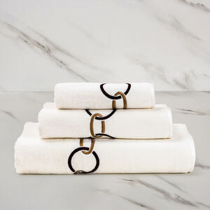 slide 2 Links Embroidered Bath Towel