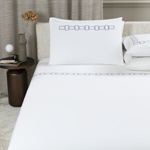 Bold Bicolor Embroidery Sheet Set slide 2 Bold Bicolor Embroidery Sheet Set