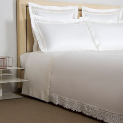 Ornate Medallion Lace Duvet Cover