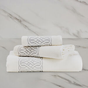 slide 1 Auspicious Embroidered Bath Towel