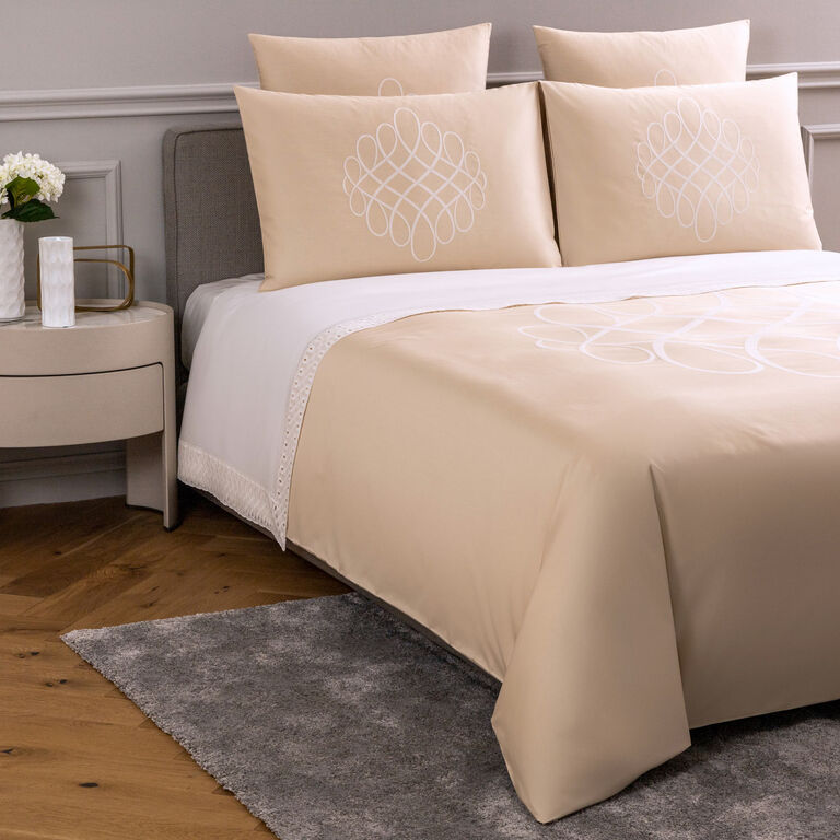 slide 4 Monogram Duvet Cover