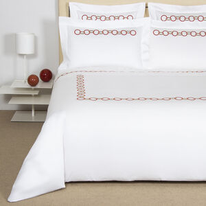 slide 2 Links Embroidered Duvet Cover Set