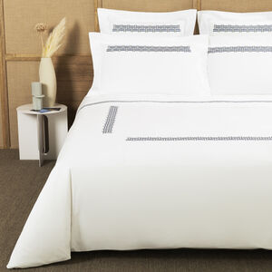 Basket Weave Embroidery Duvet Cover slide 1 Basket Weave Embroidery Duvet Cover