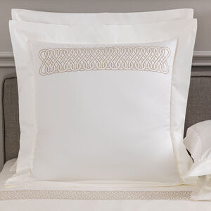 slide 1 Auspicious Embroidered Euro Sham