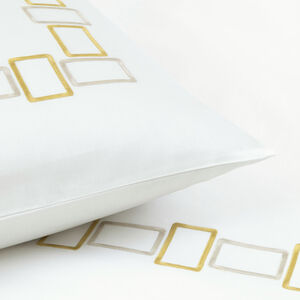 Bold Bicolor Embroidery Euro Pillowcase slide 3 Bold Bicolor Embroidery Euro Pillowcase