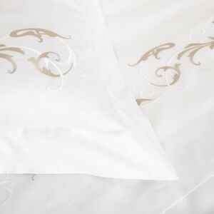 slide 3 Tracery Embroidered Euro Sham