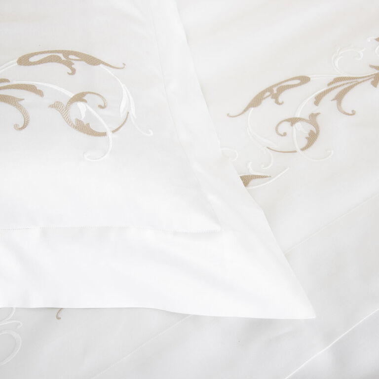 slide 3 Tracery Embroidered Euro Sham