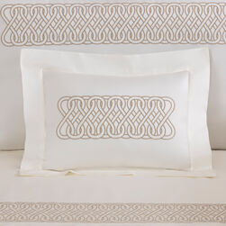 Auspicious Embroidered Boudoir Sham