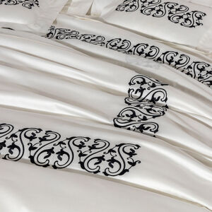 slide 5 Ornate Medallion Embroidered Sheet Set