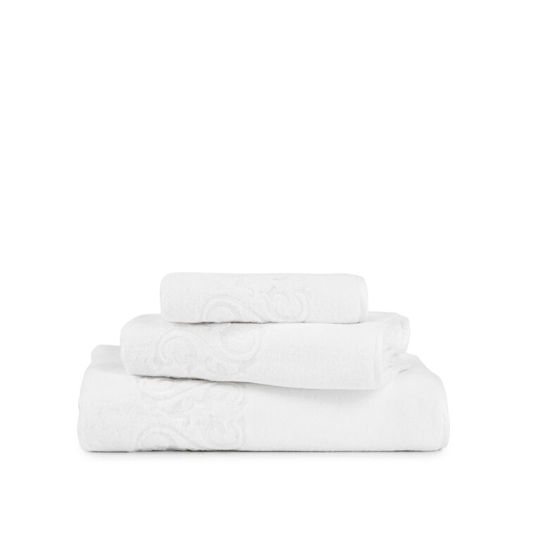 slide 1 Ornate Medallion Embroidered Bath Towel
