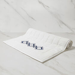 Twist Embroidery Bath Mat