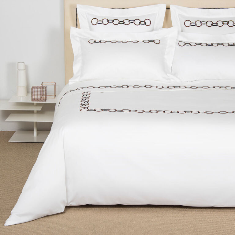slide 1 Links Embroidered Duvet Cover Set