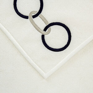 slide 3 Links Embroidered Bath Towel
