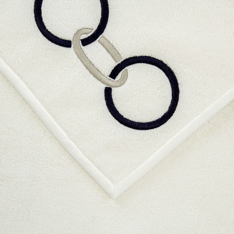 slide 3 Links Embroidered Bath Towel