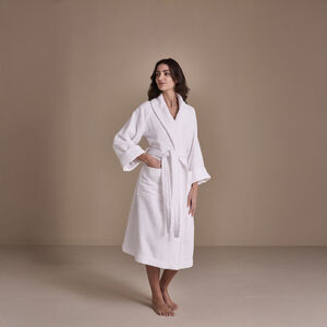 Unito Shawl Collar Bathrobe slide 1 Unito Shawl Collar Bathrobe