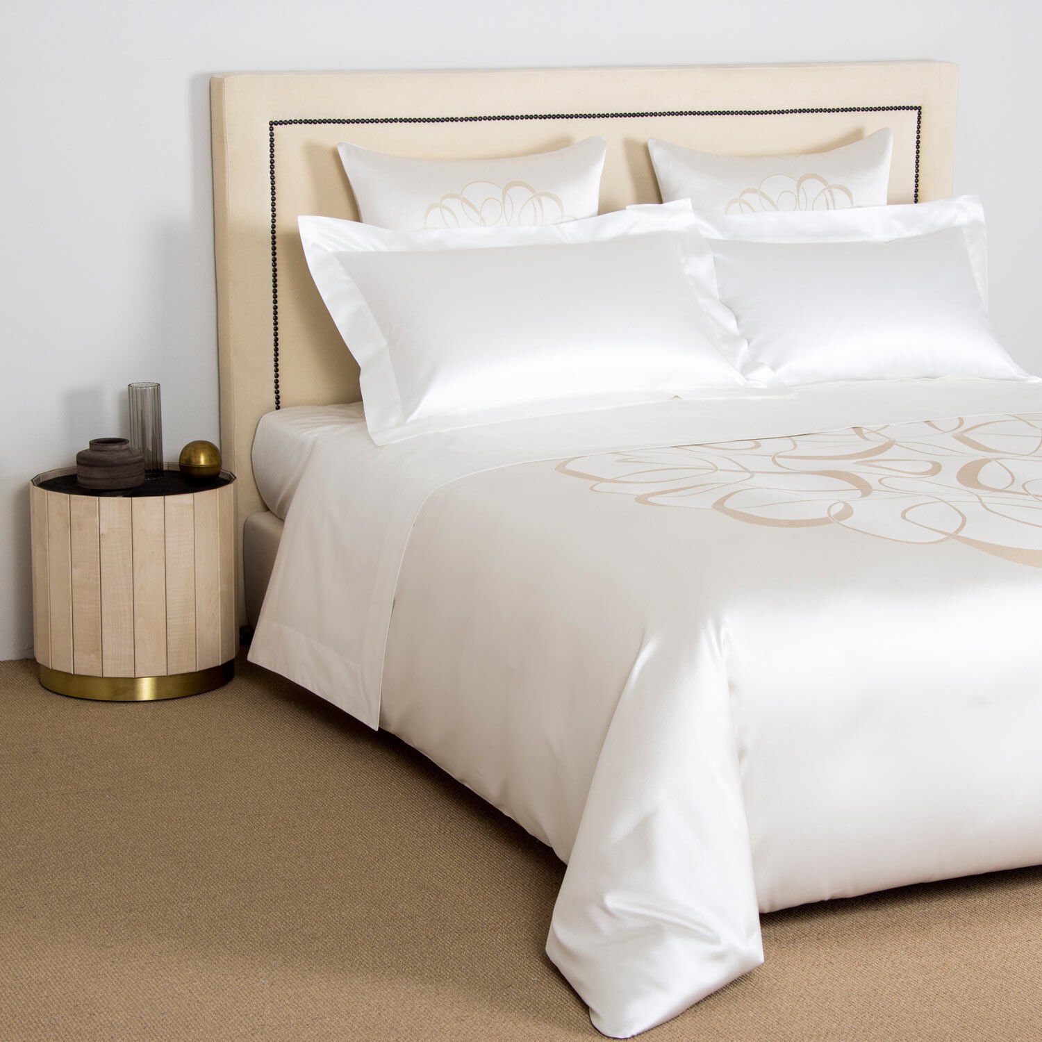 Luxury Sparkling Swirl Decorative Pillow