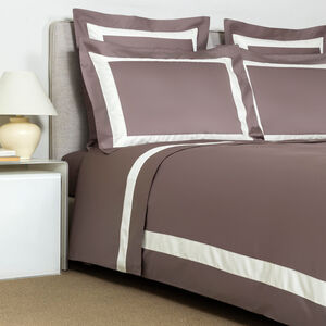 slide 2 New Horizon Duvet Cover Taupe Ivory