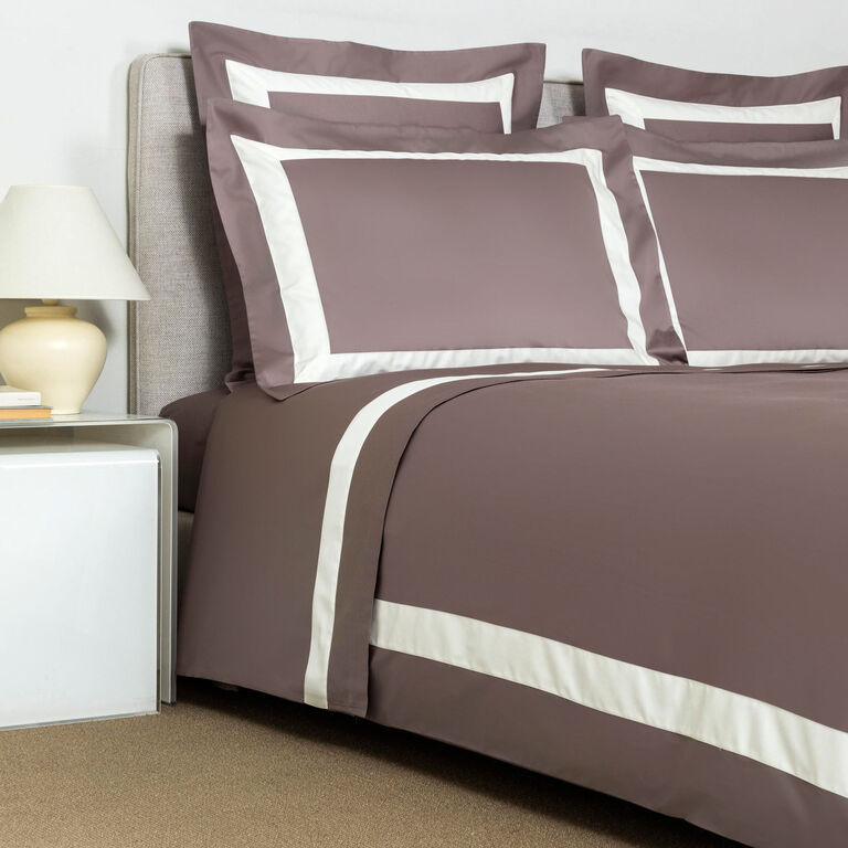 slide 2 New Horizon Duvet Cover Taupe Ivory