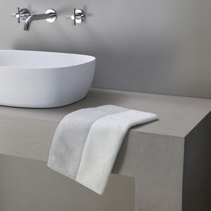 Graphite Border Hand Towel slide 1 Graphite Border Hand Towel