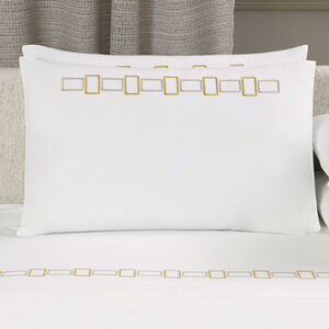 Bold Bicolor Embroidery Pillowcase slide 1 Bold Bicolor Embroidery Pillowcase